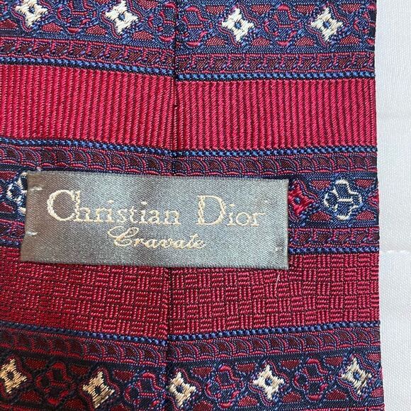 Christian Dior 100% silk tie - Picture 3 of 4